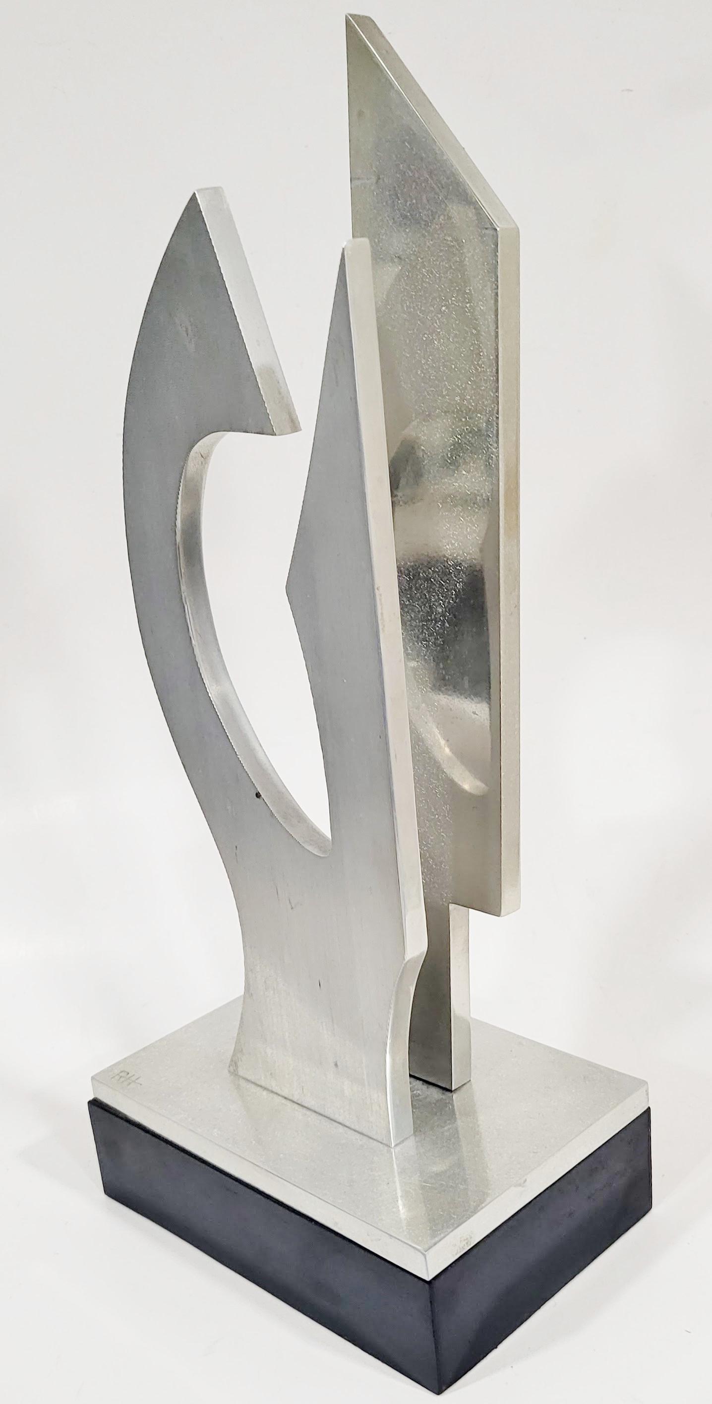 Mid-Century Modern Abstract Metal Sculpture (1 of 13)