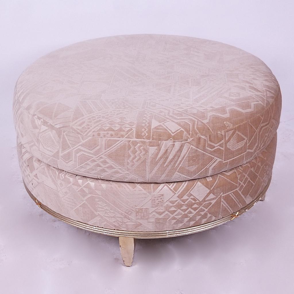 Hollywood Regency-Style Ottoman (1 of 6)