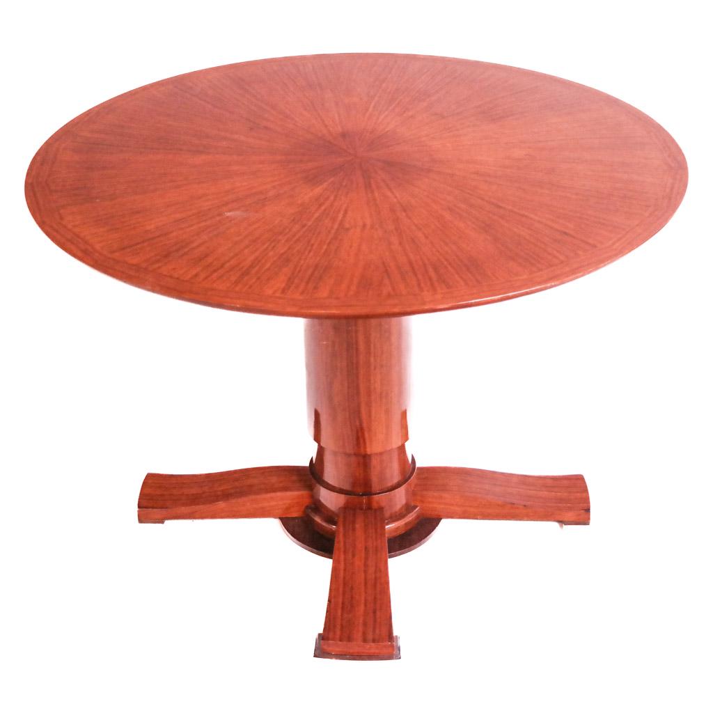 Attr. to Leleu: Art Deco-Style Sunburst Table (1 of 8)