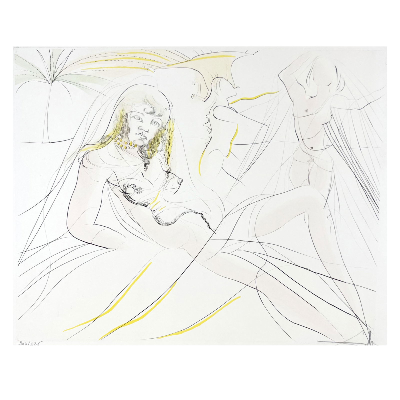 Salvador DALI: "Mort de Cleopatre" - Engraving (1 of 10)