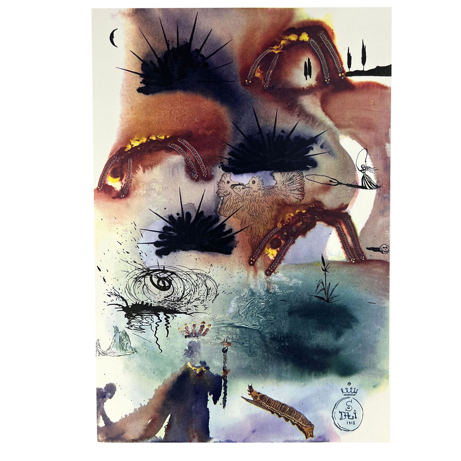 Salvador DALI: Alice in Wonderland "The Lobster.." (1 of 12)