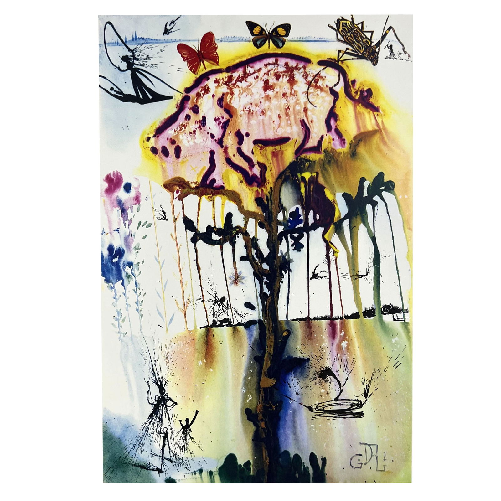 Salvador DALI: Alice in Wonderland "Pig & Pepper" (1 of 11)