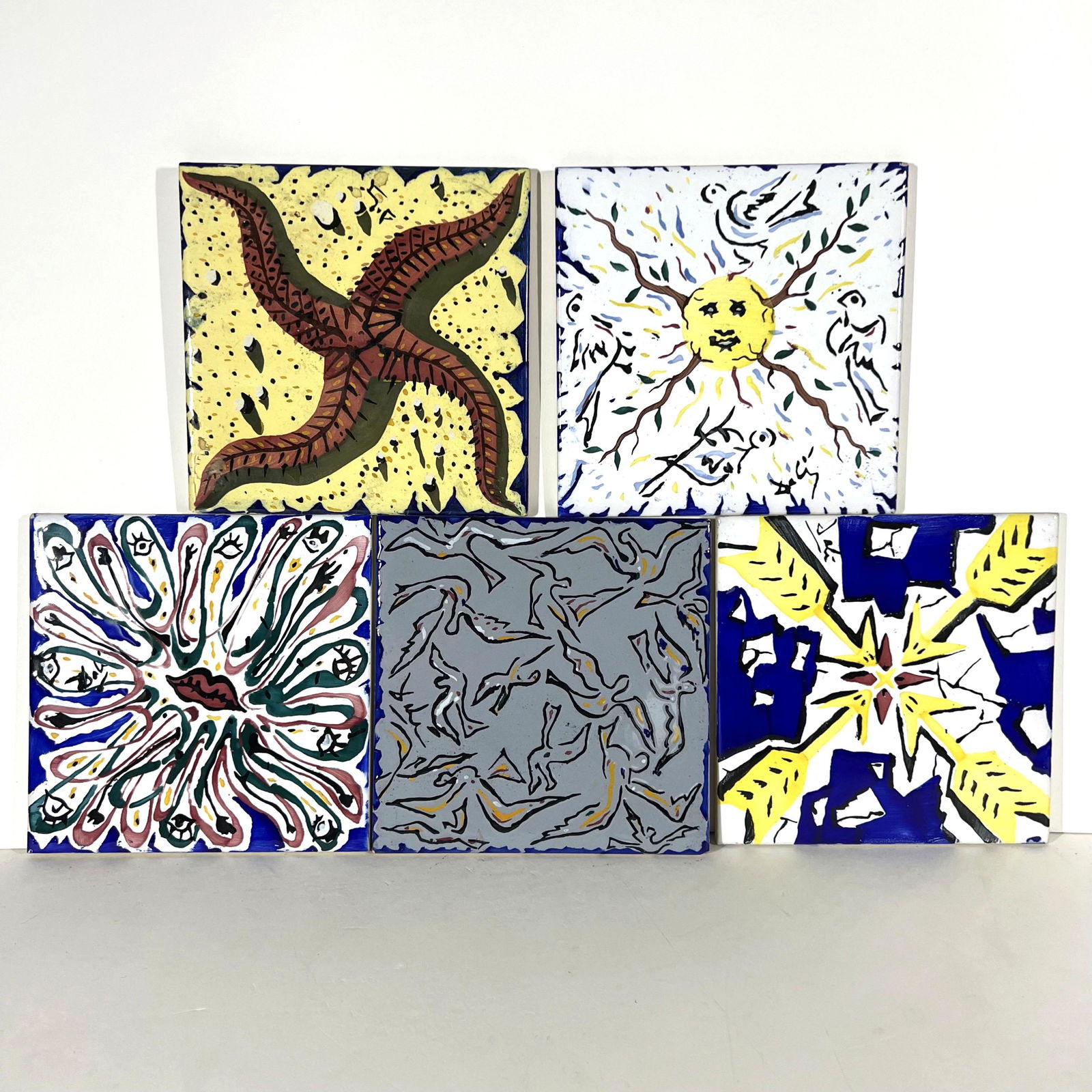 Salvador DALI: Five Ceramic Tiles (1 of 8)