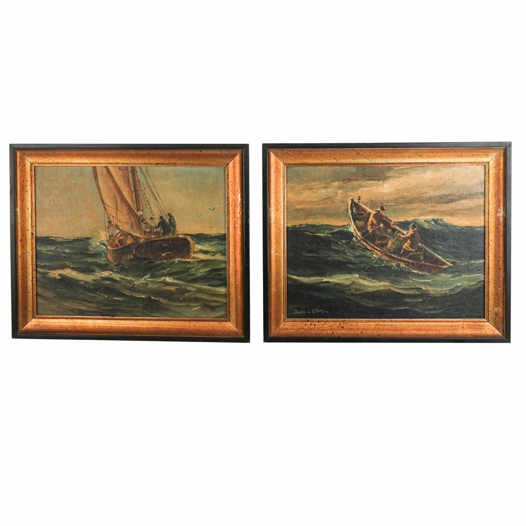 Jack Lorimer GRAY: Two Framed Works (1 of 11)