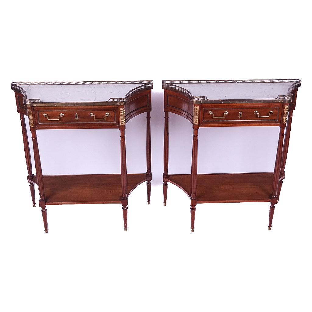 Pair of Louis XVI-Style Consoles (1 of 10)