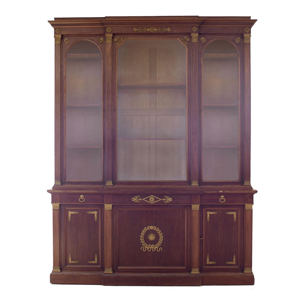 French Empire-Style Breakfront (1 of 6)