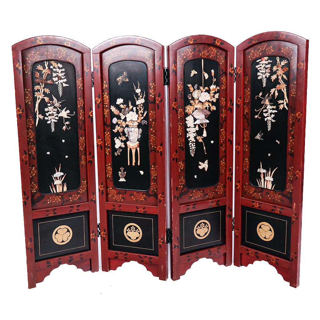 Japanese 4-Panel Table Screen (1 of 14)