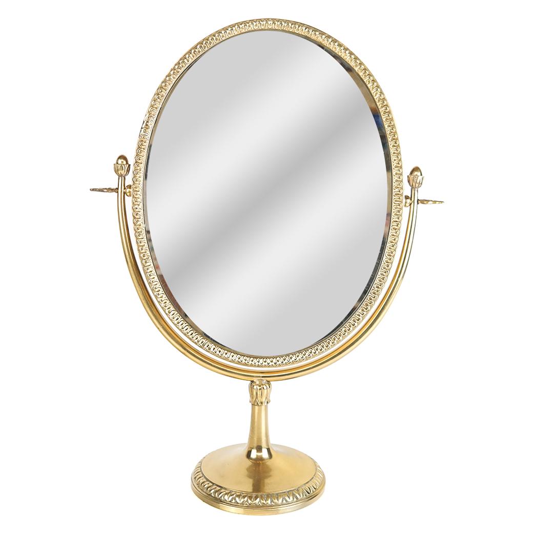 Brass Table Top Display/Vanity Mirror (1 of 7)