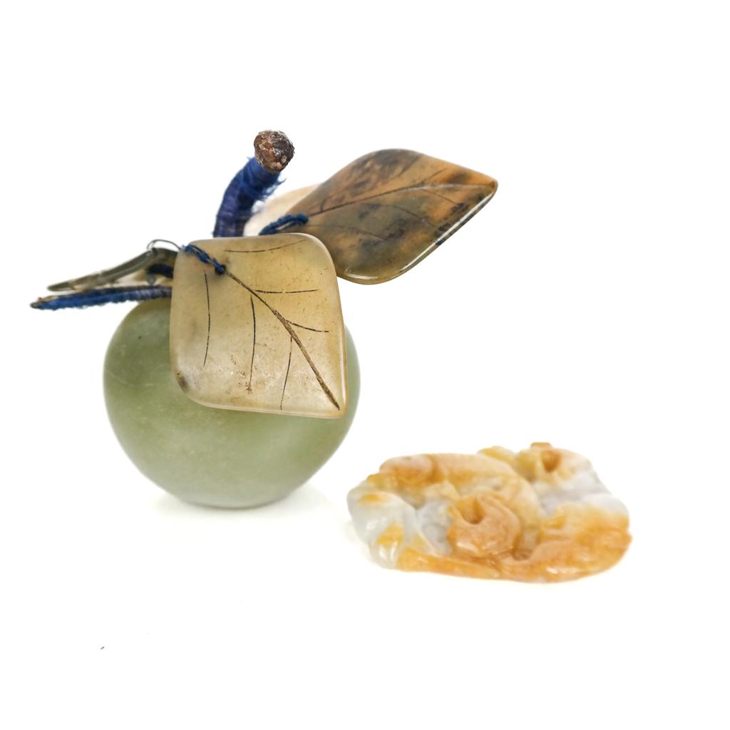 Two Carved and Decorated Hardstone Articles (1 of 9)