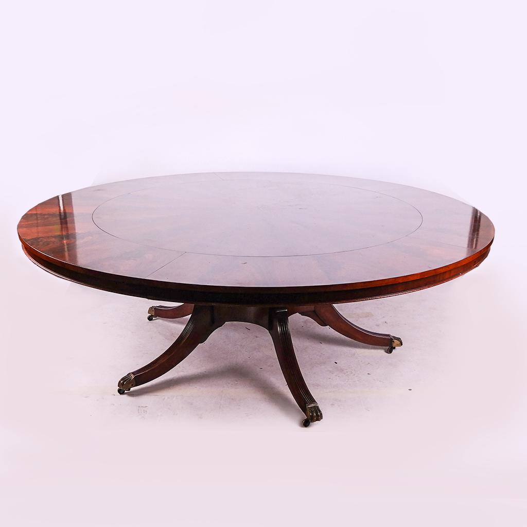 Arthur Brett Round Mahogany Extension Dining Table (1 of 20)