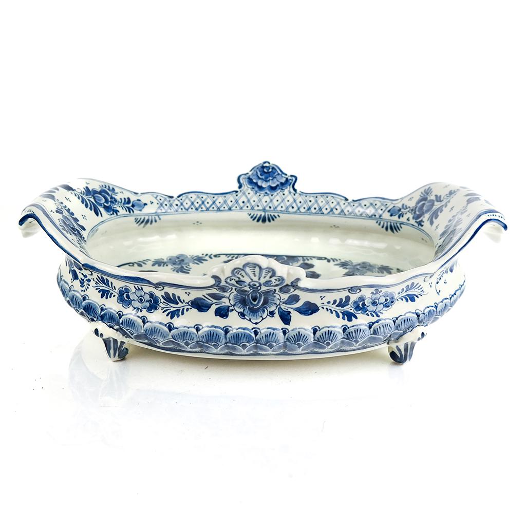 Dutch "Ram" Delft Blue and White Serving Dish (1 of 12)