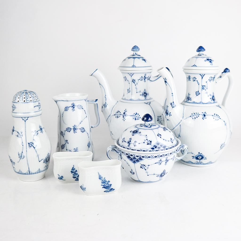 Royal Copenhagen Partial Coffee Set (1 of 18)