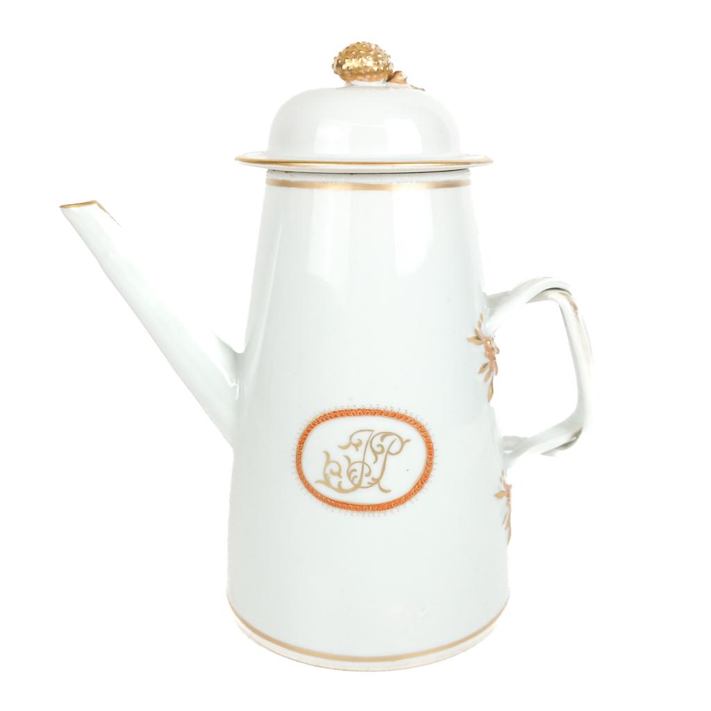 Chinese Export Porcelain Coffee Pot (1 of 14)