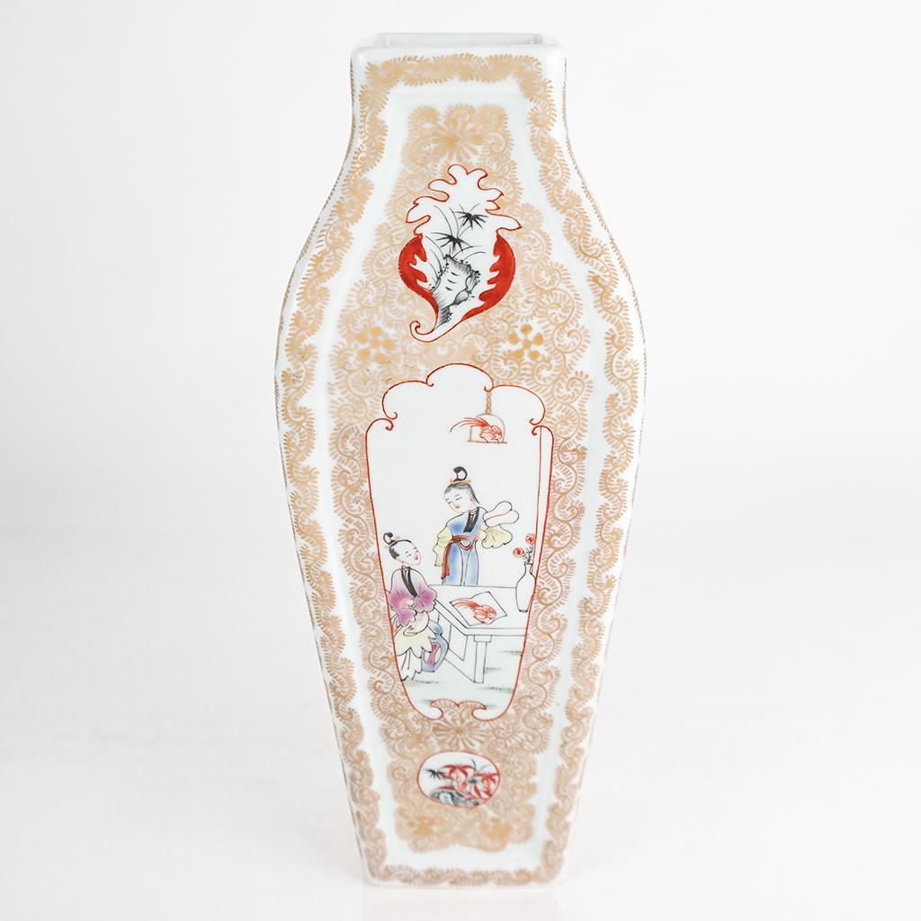 19th C. Chinese Famille Rose Vase (1 of 9)