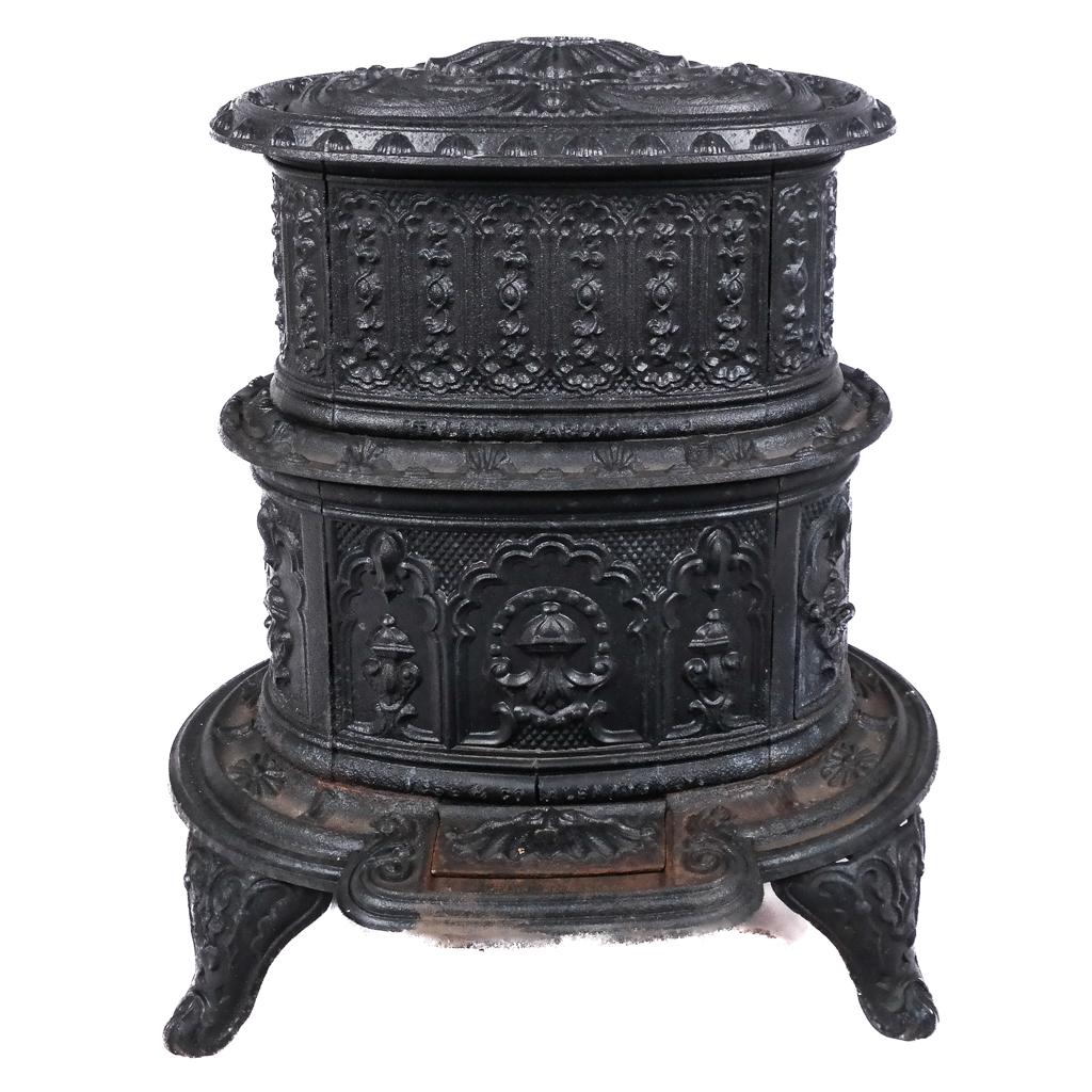 Victorian Cast Iron Parlor Stove (1 of 12)