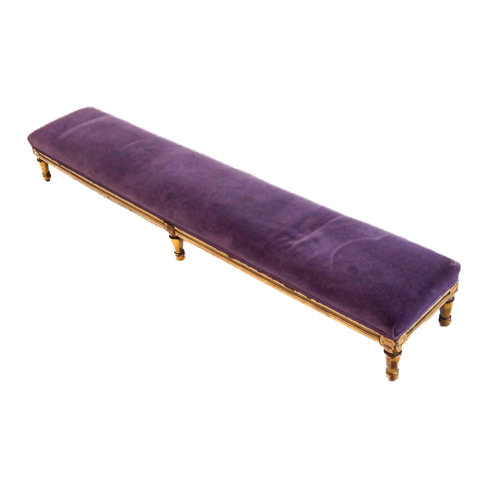 Louis XVI-Style Giltwood Ottoman / Bench (1 of 7)