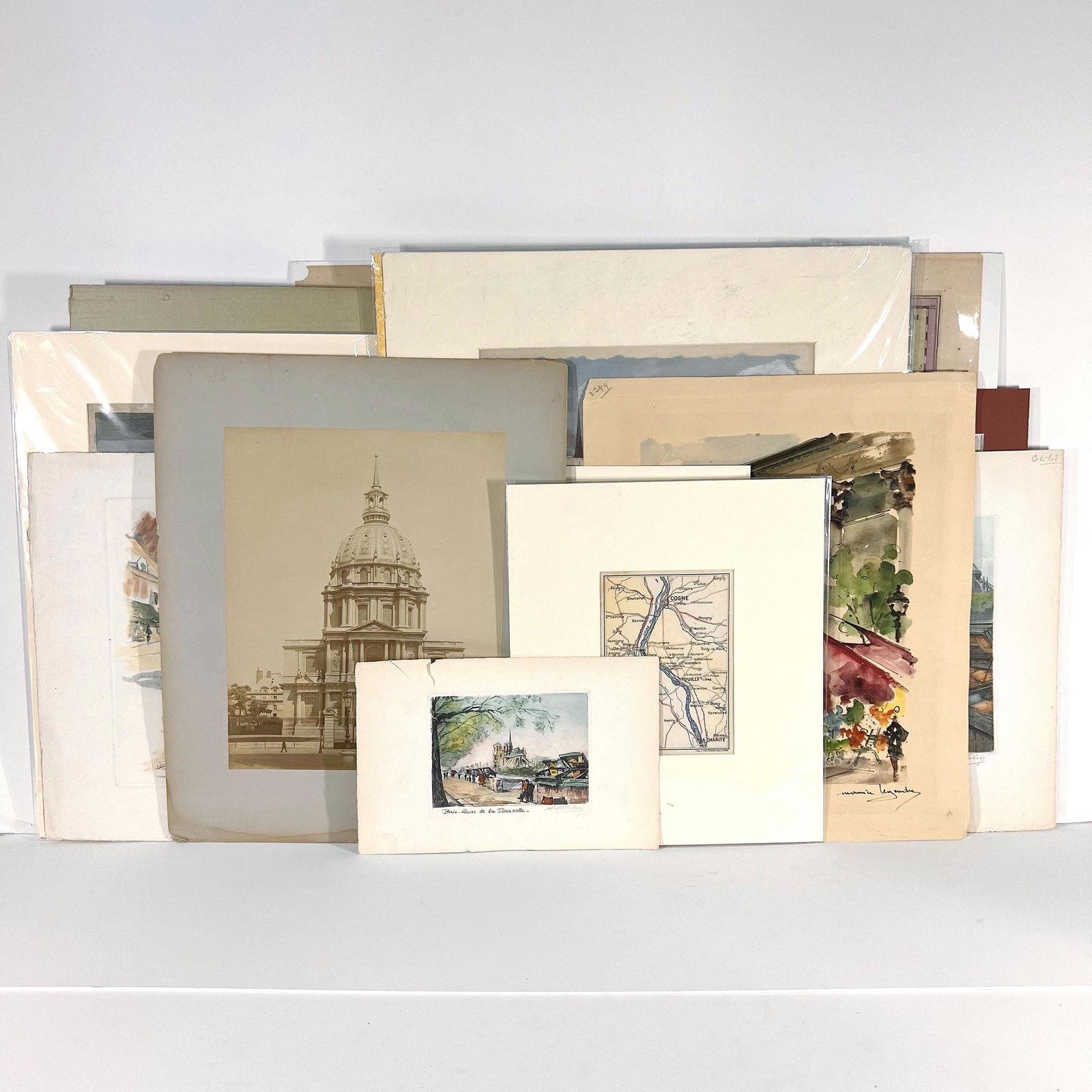 Group Historical French Maps & Landmarks - Prints (1 of 19)