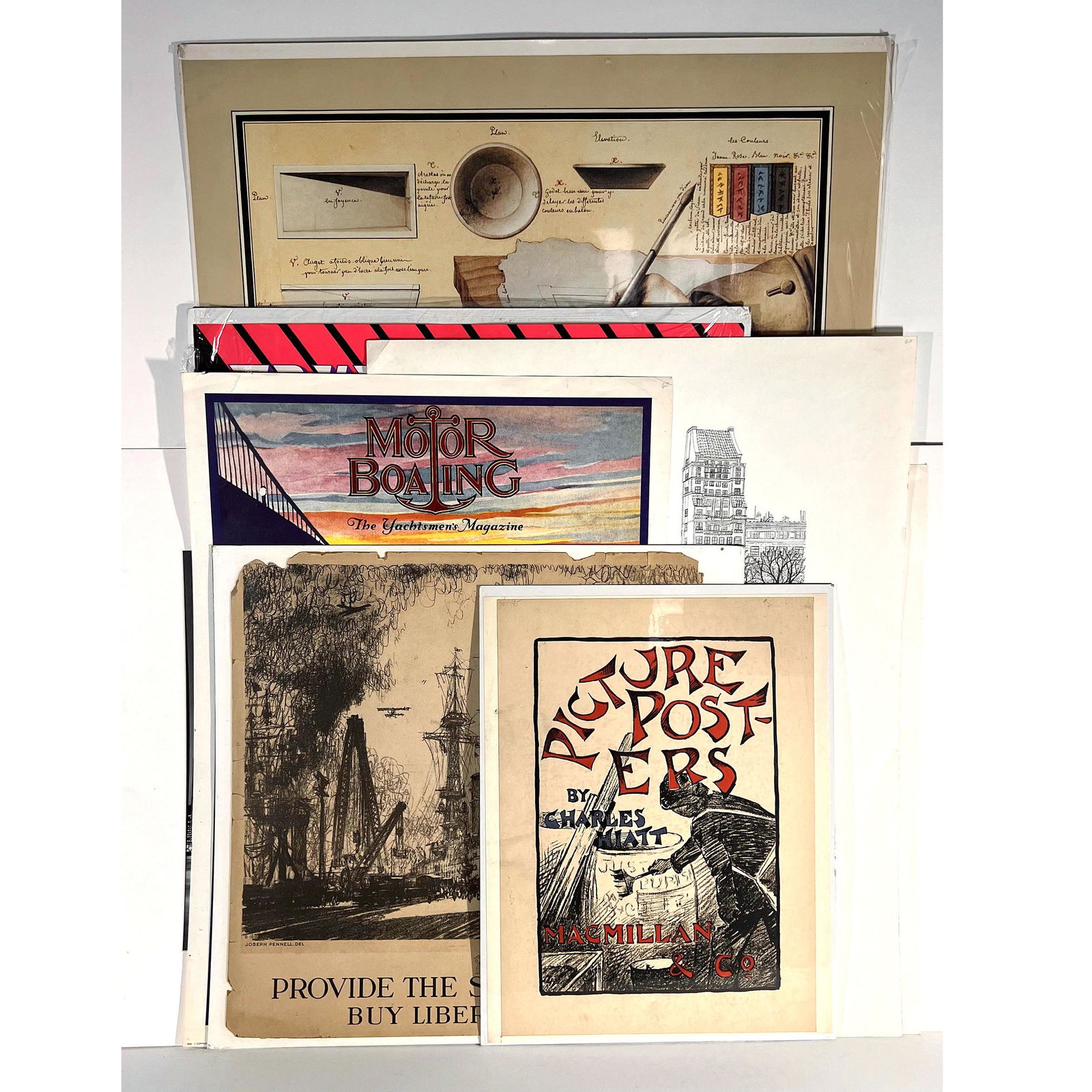 Group of 19th & 20th Century Vintage Art Posters (1 of 17)