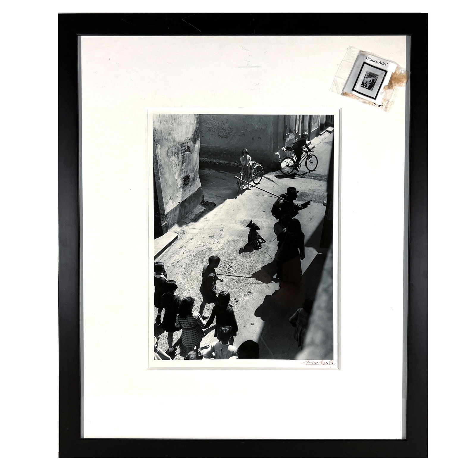 Signed Black & White Photograph, "Gitanes, Arles" (1 of 10)