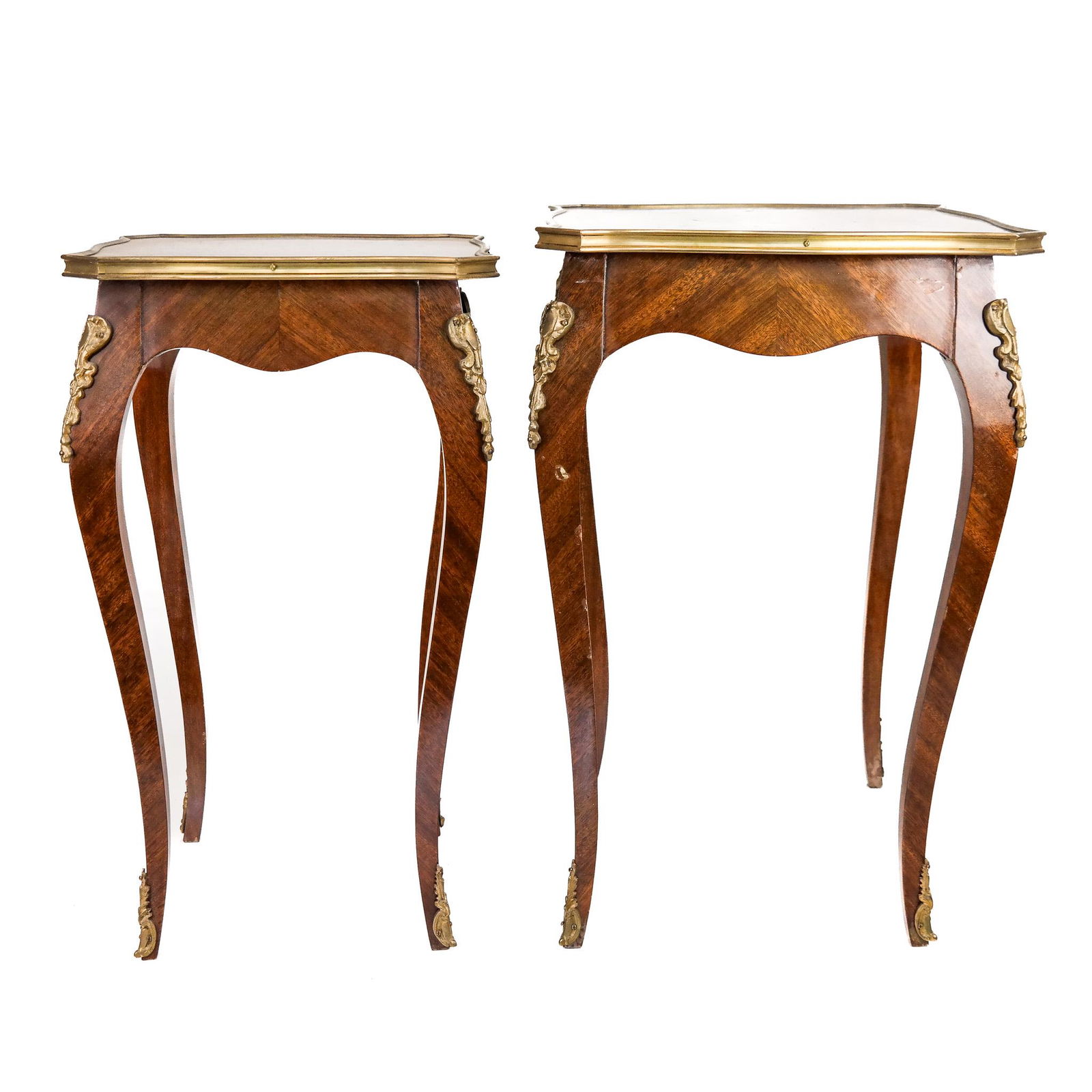 Two Louis XV-Style Inlaid Nesting Tables (1 of 10)
