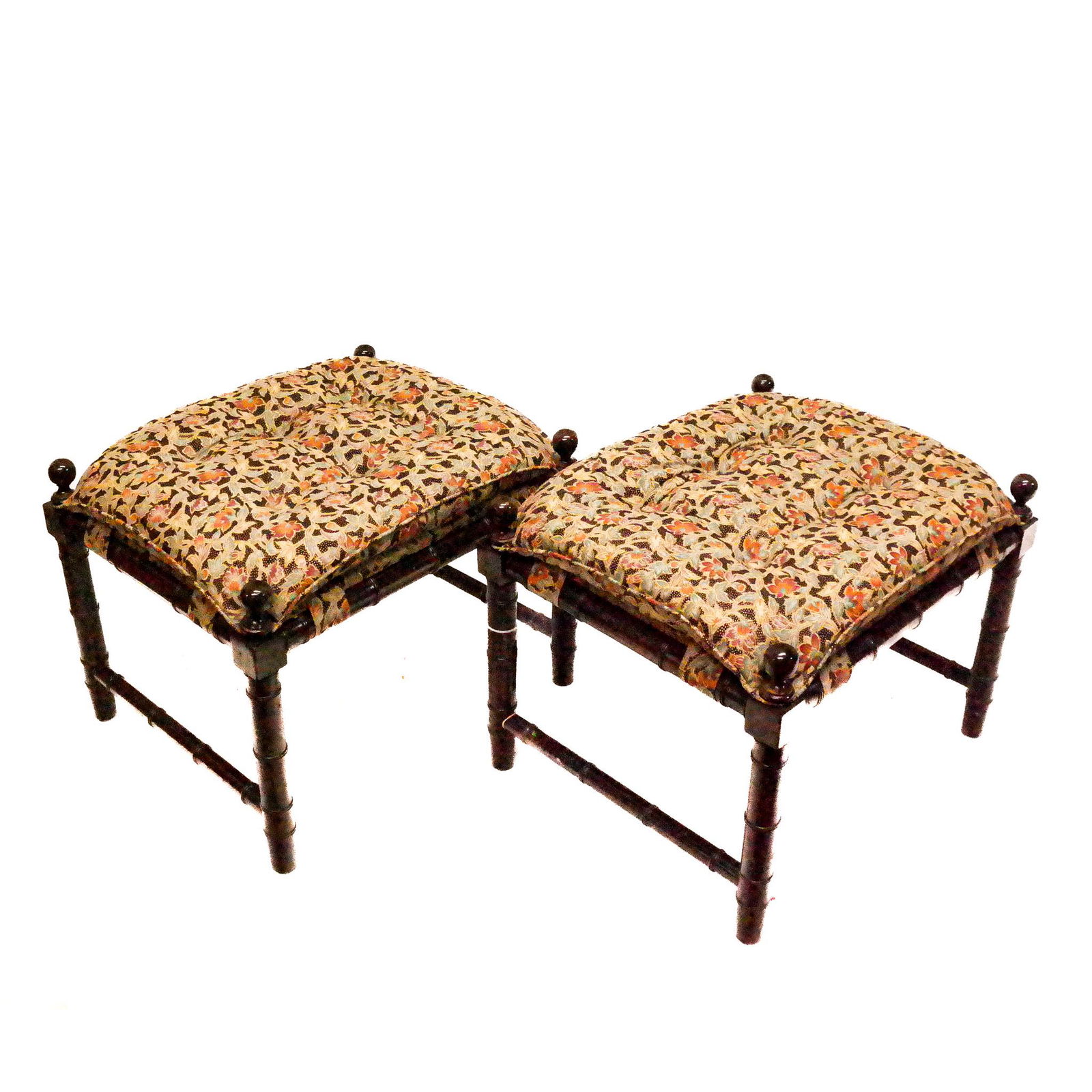 Pair of Hollywood Regency-Style Stools (1 of 6)
