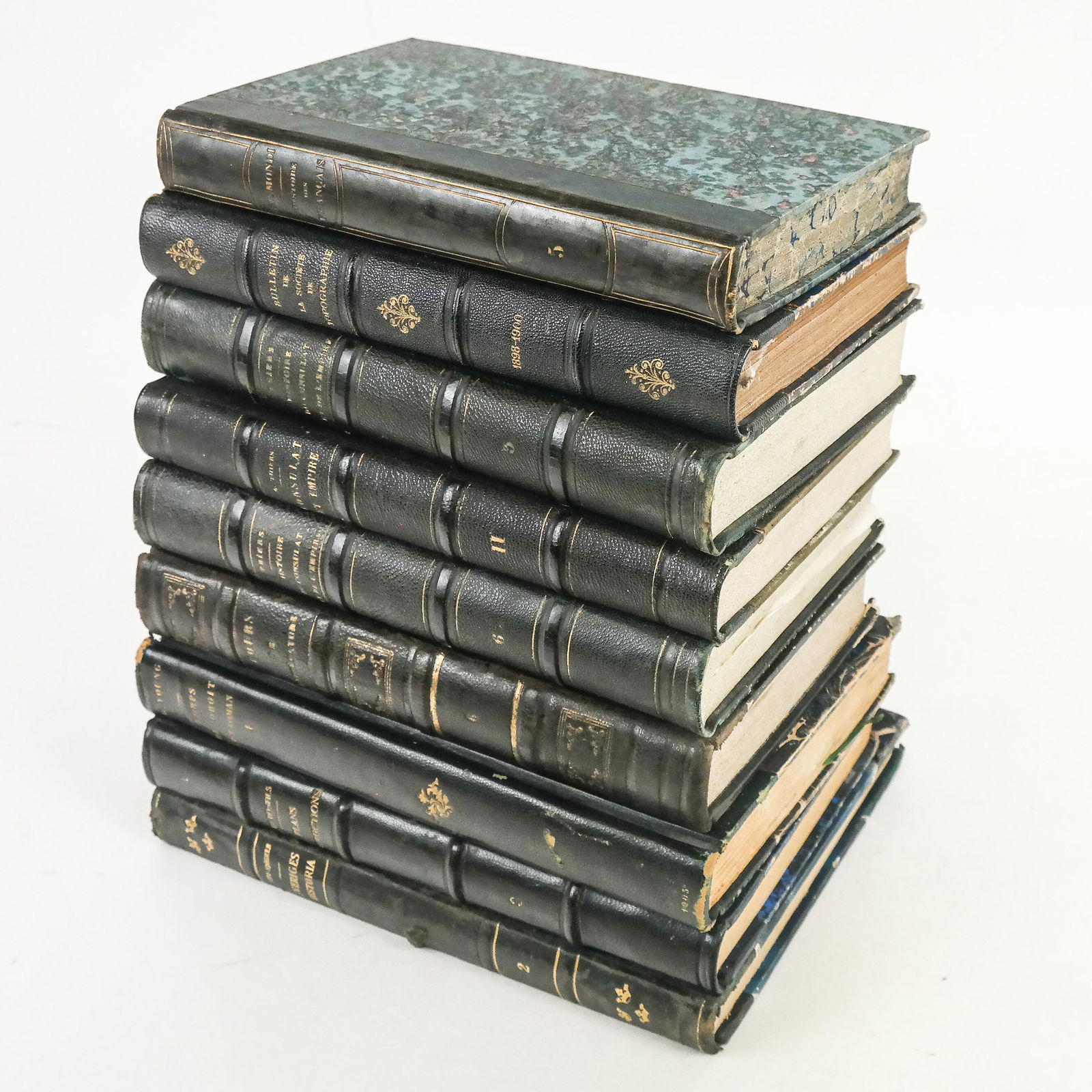 Assembled Group of Antique Books (9) (1 of 10)