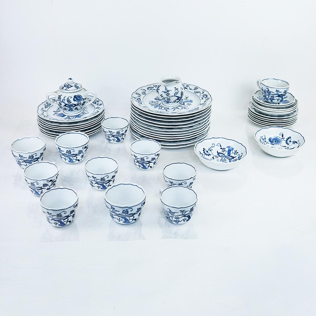 Blue Danube Porcelain Partial Service (45) (1 of 12)