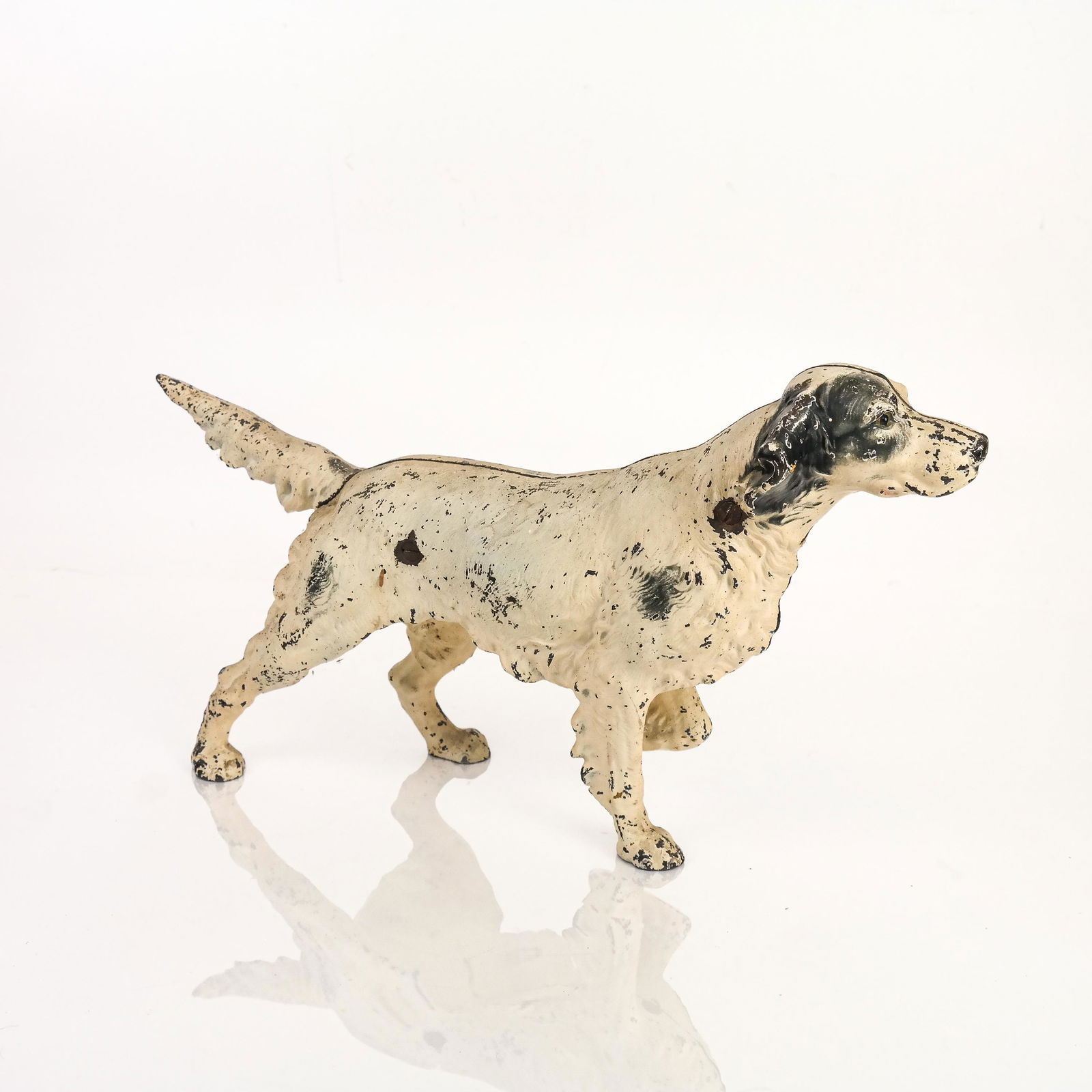 Antique Hubley Painted Cast Iron Door Stop (1 of 6)