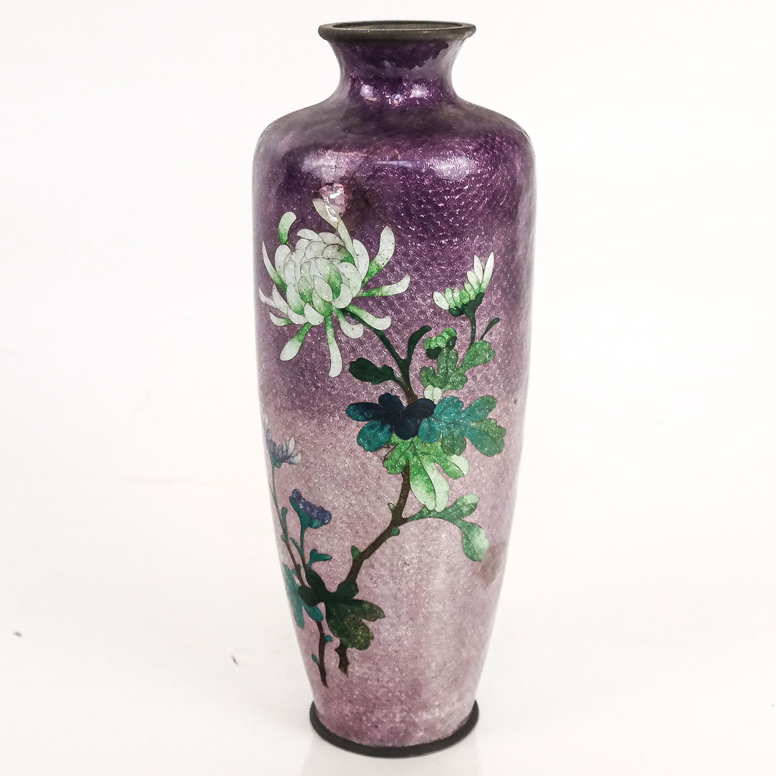 Asian Enameled Bronze Vase (1 of 8)