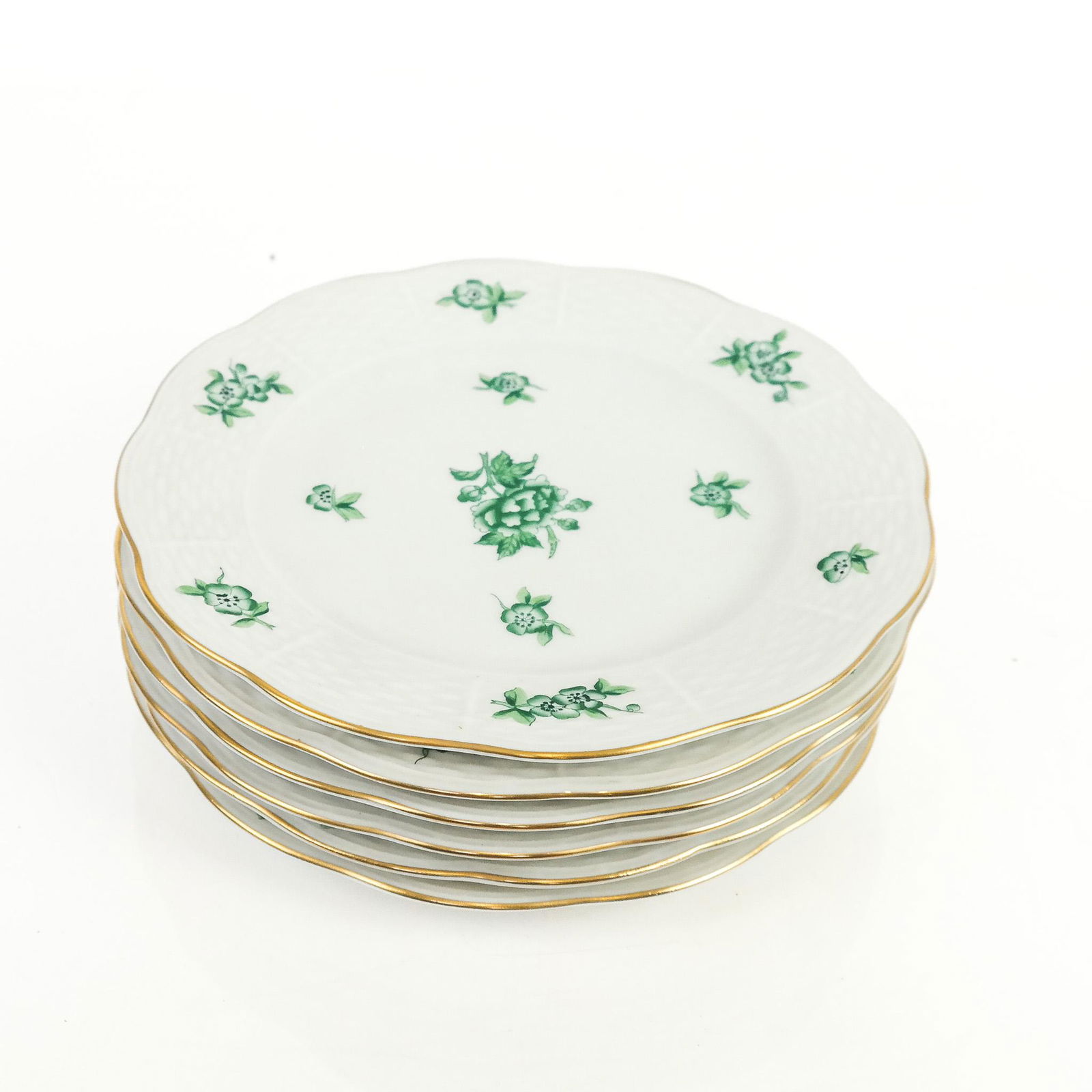 Herend Hungarian Porcelain Dessert Plates (1 of 7)