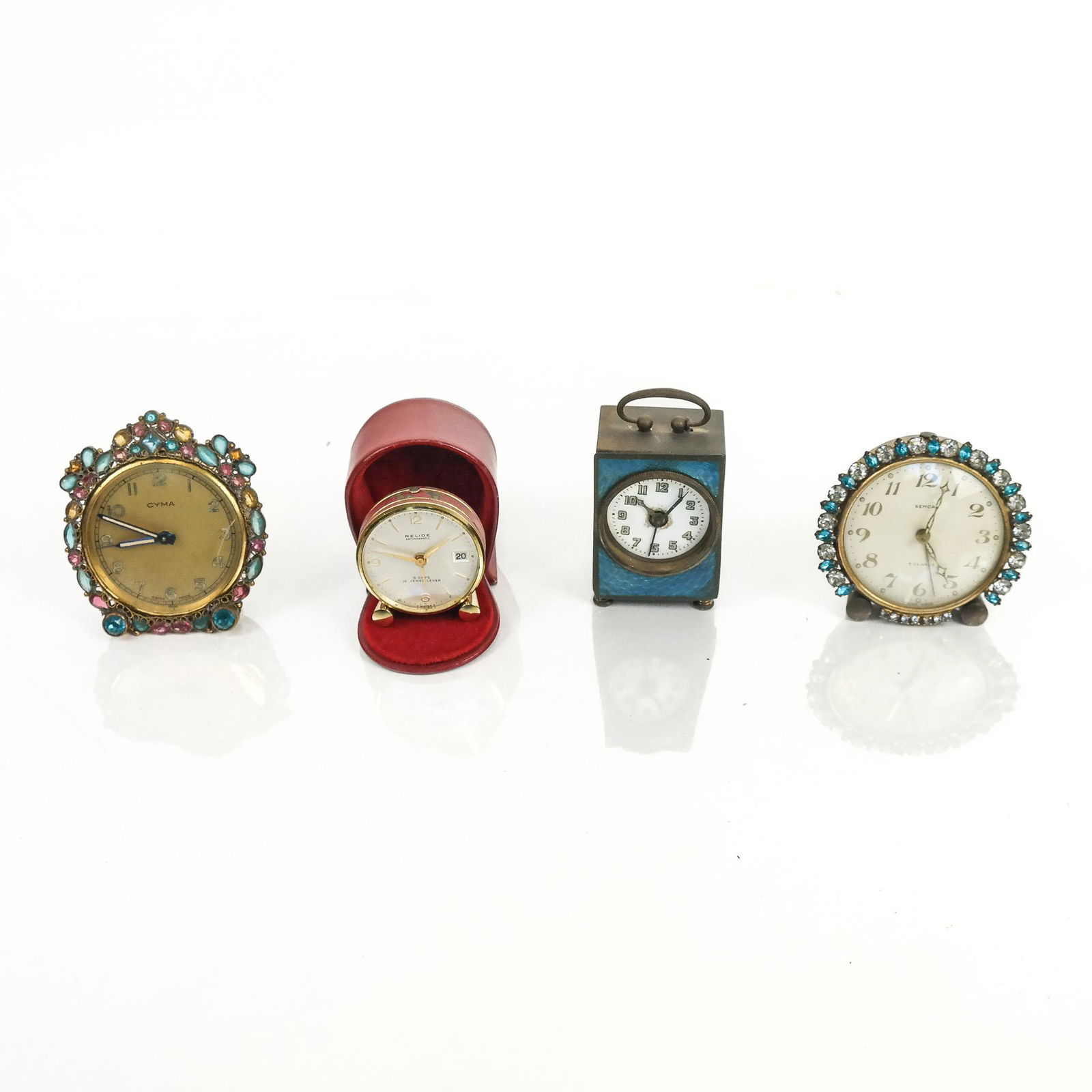 Four Small Desk / Travel Clocks (1 of 11)