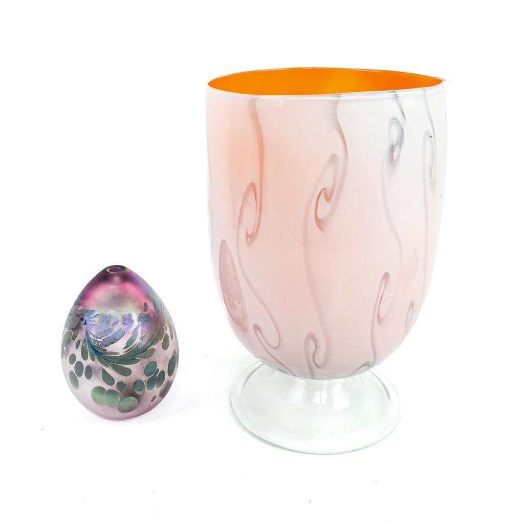 Two Art Glass "Studio" Ware Vases, One Signed (1 of 11)