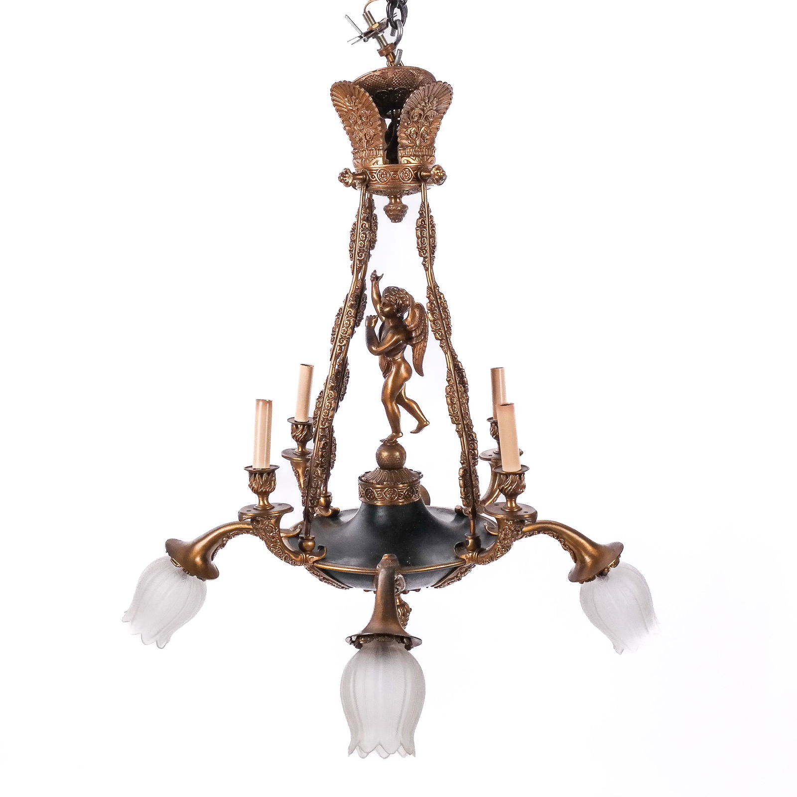 French Empire-Style 8-Light Chandelier (1 of 15)