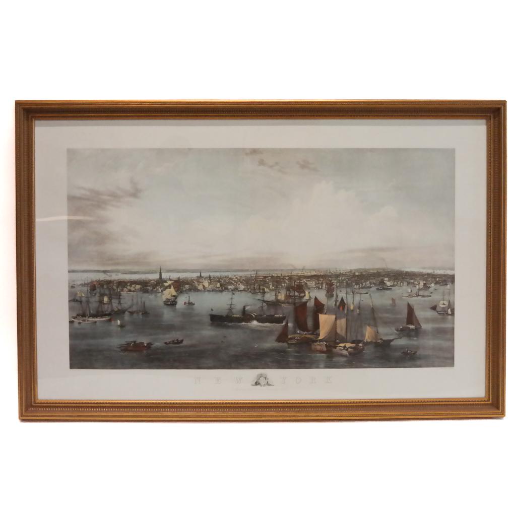 View of New York Harbor - Etching (1 of 10)