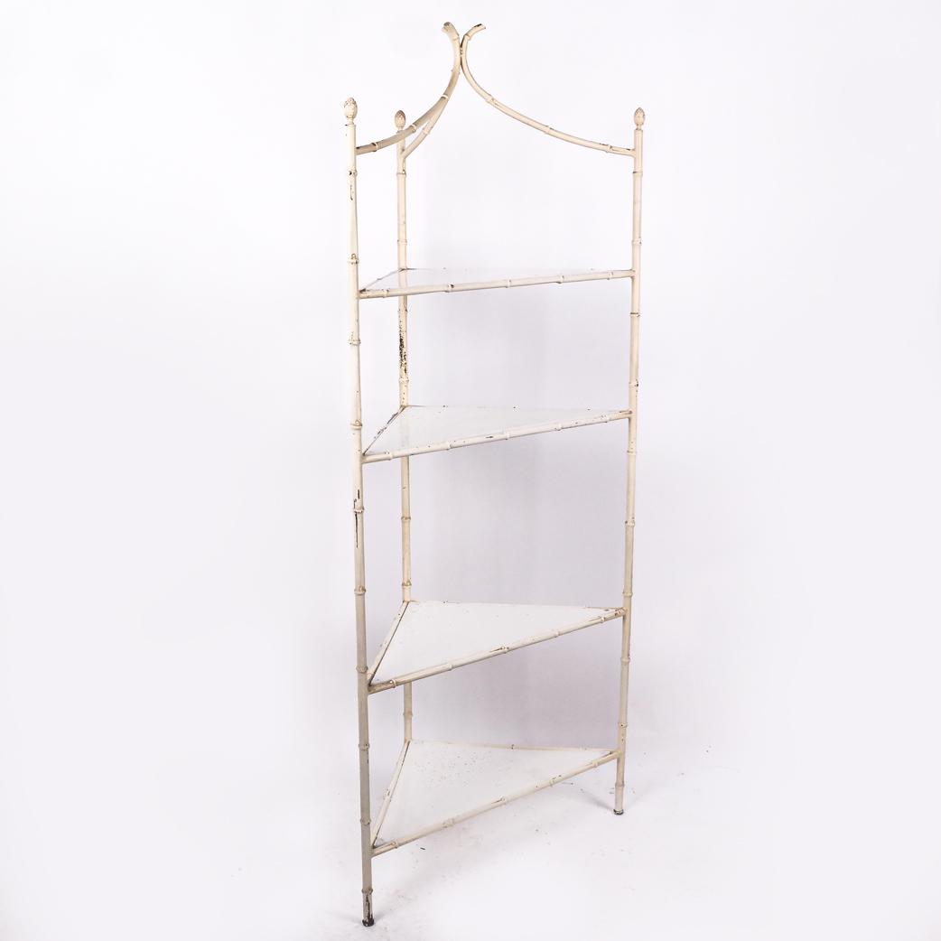 Faux Bamboo Five-Tier Etagere (1 of 7)