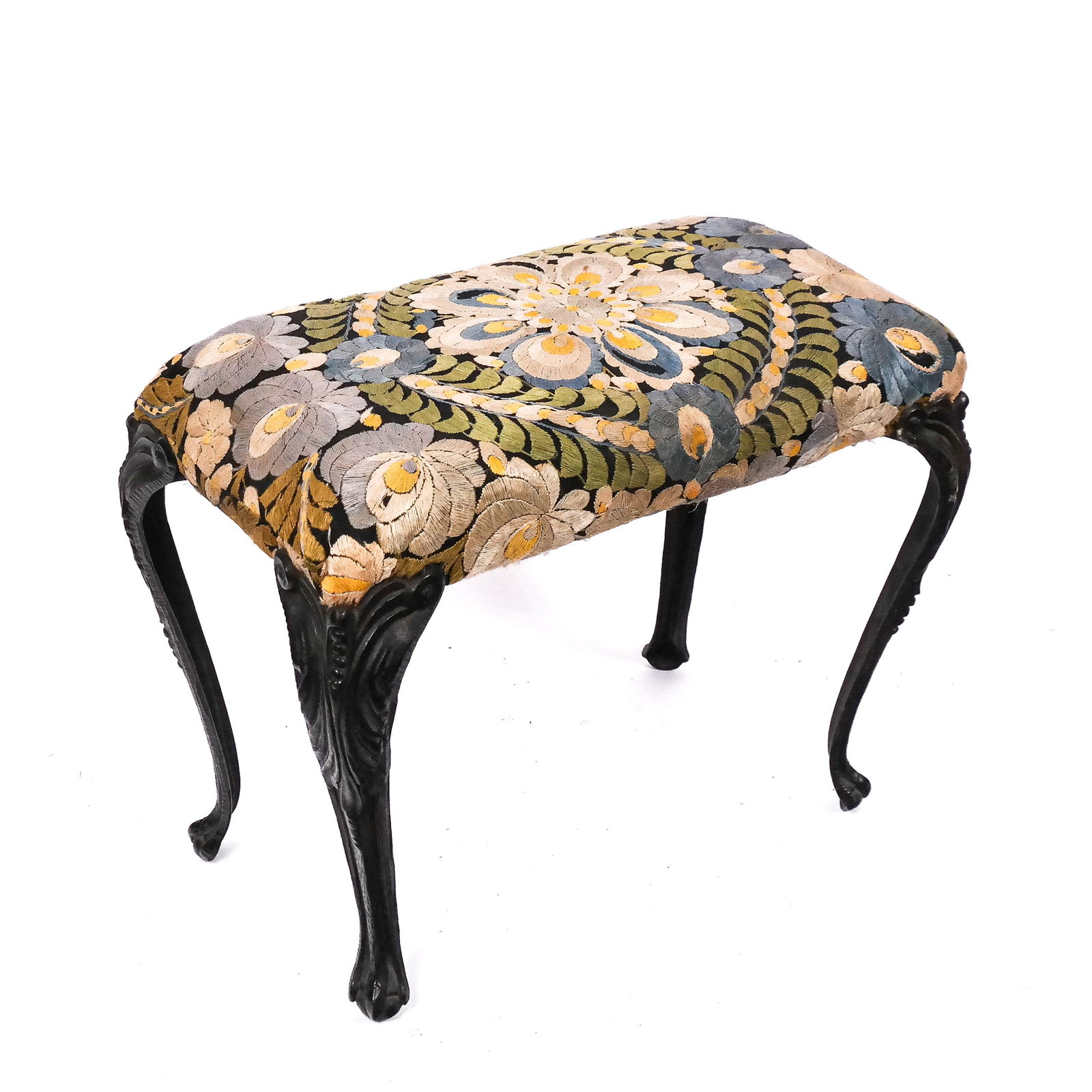 Iron Queen Anne-Style Bench (1 of 6)