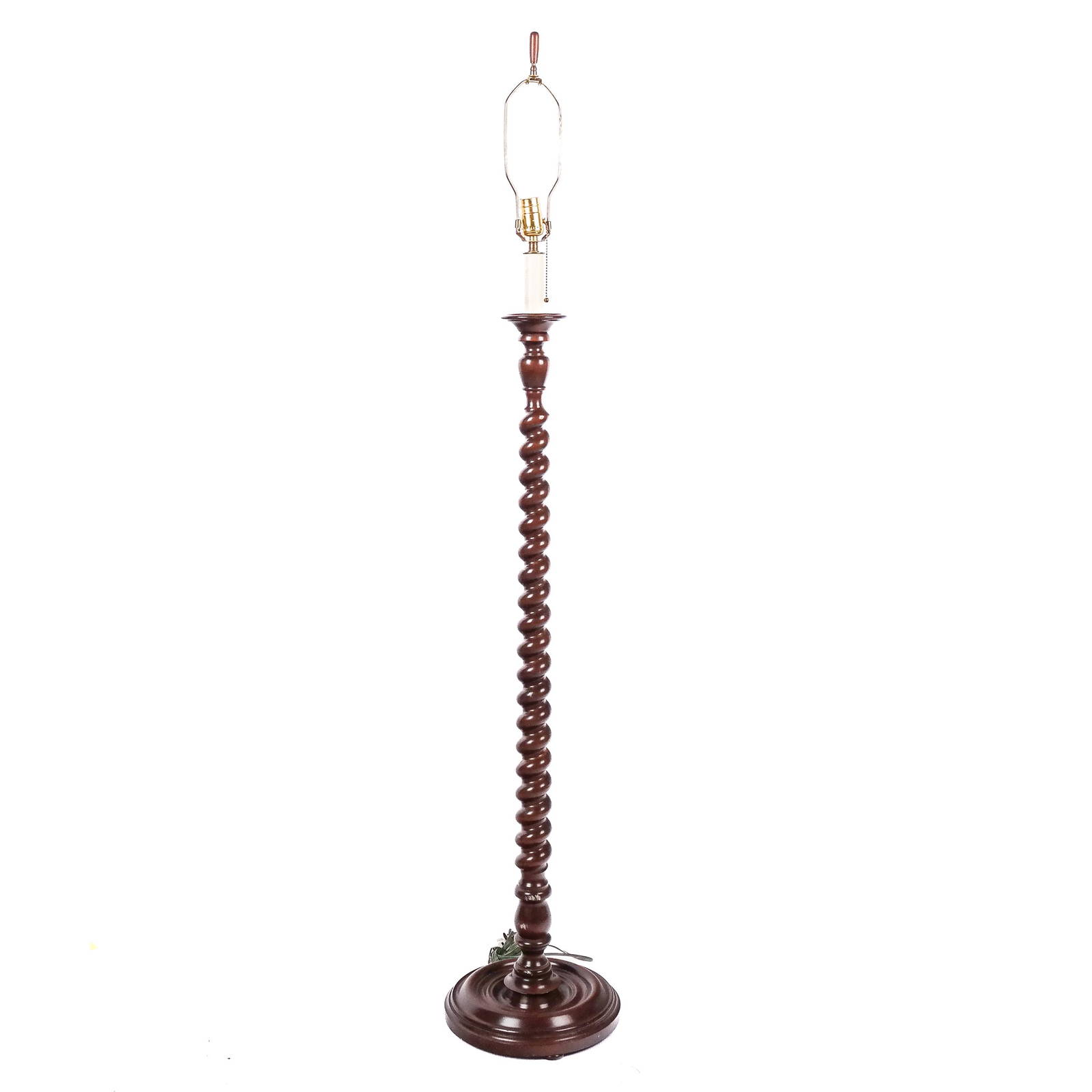 English Jacobeanstyle Carved Floor Lamp Auction