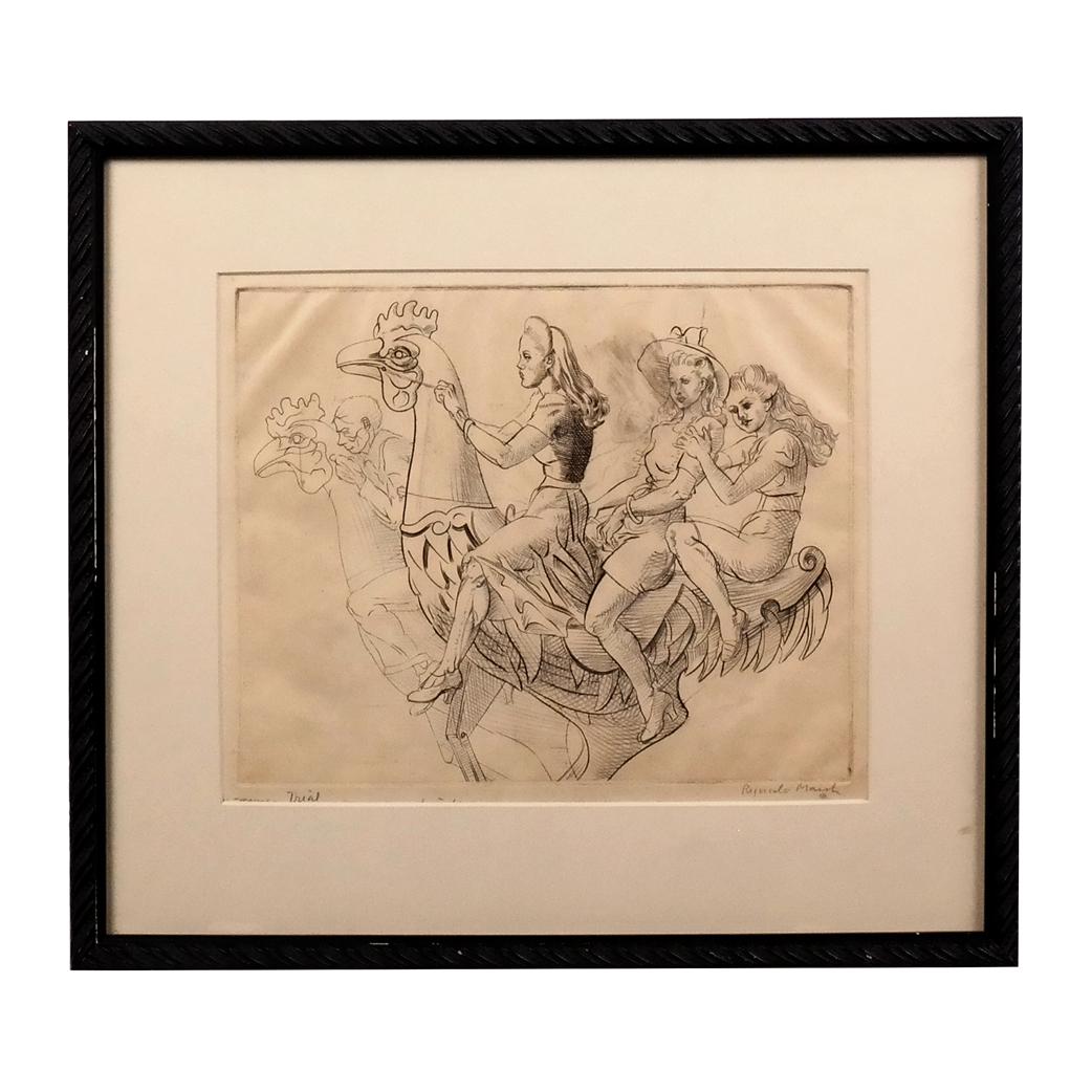 Reginald MARSH: "3 Girls..." - Embellished Print (1 of 11)