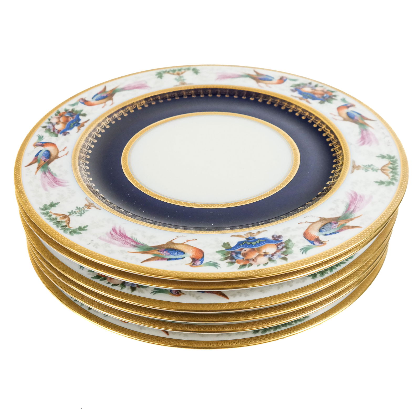 Set of 6 "Black Knight" Dinner Plates (1 of 9)