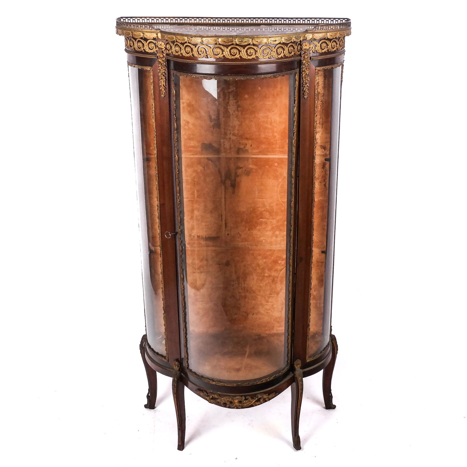 Louis XV/XVI Transitional-Style Vitrine Cabinet (1 of 13)