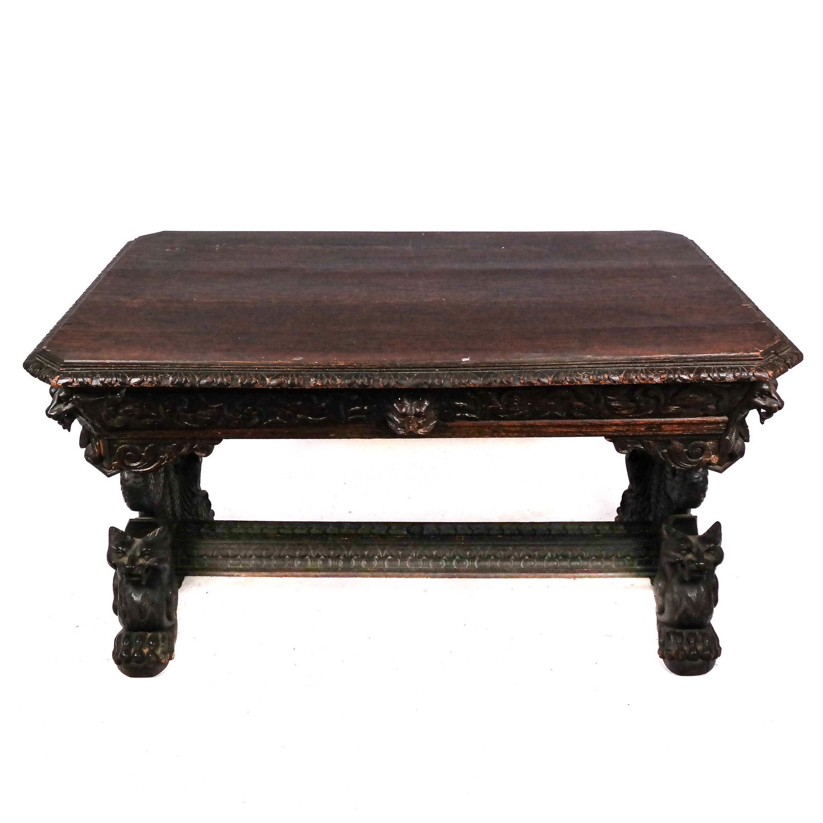 English Oak Table Desk (1 of 14)