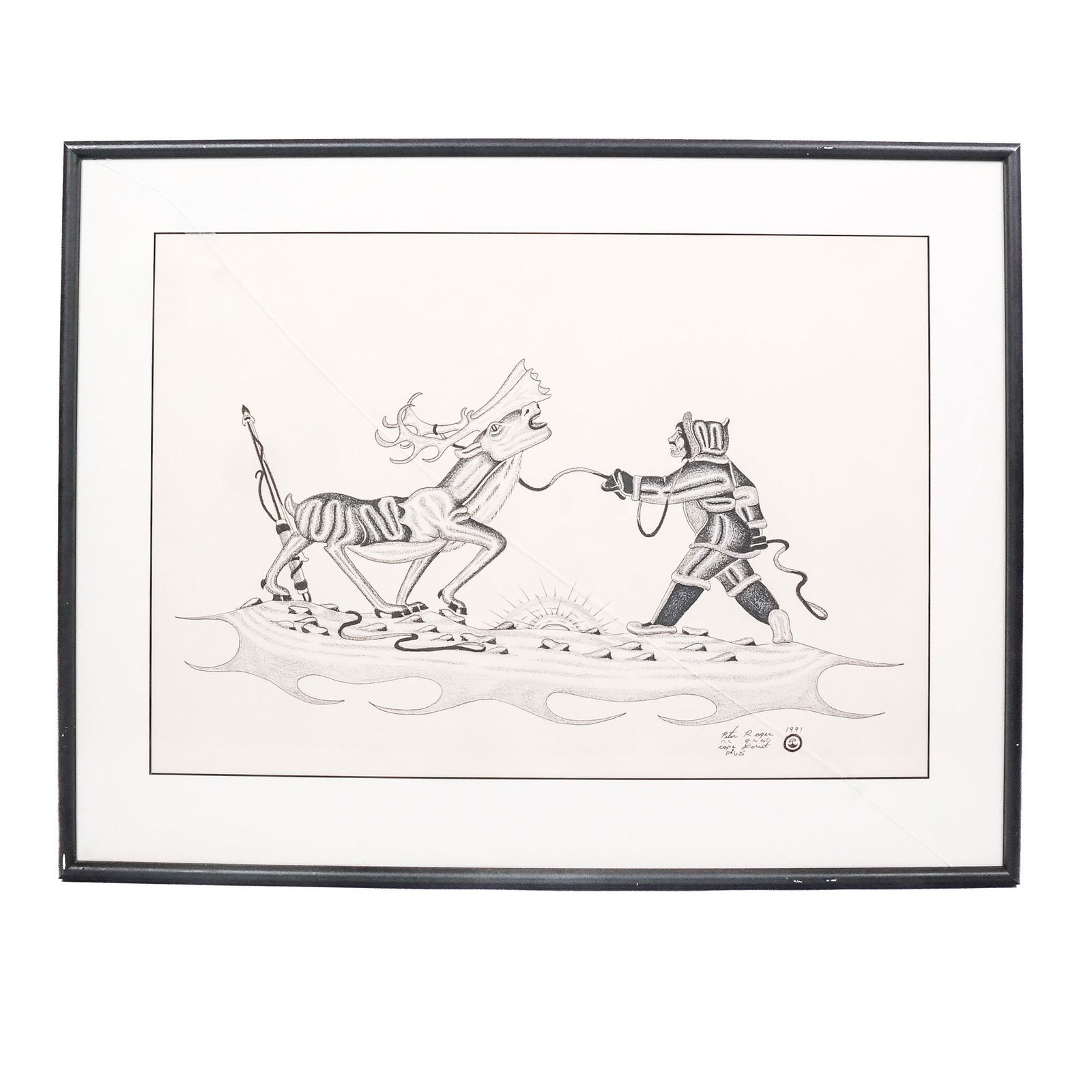 Peter RAGEE: Caribou and Herder (1 of 8)