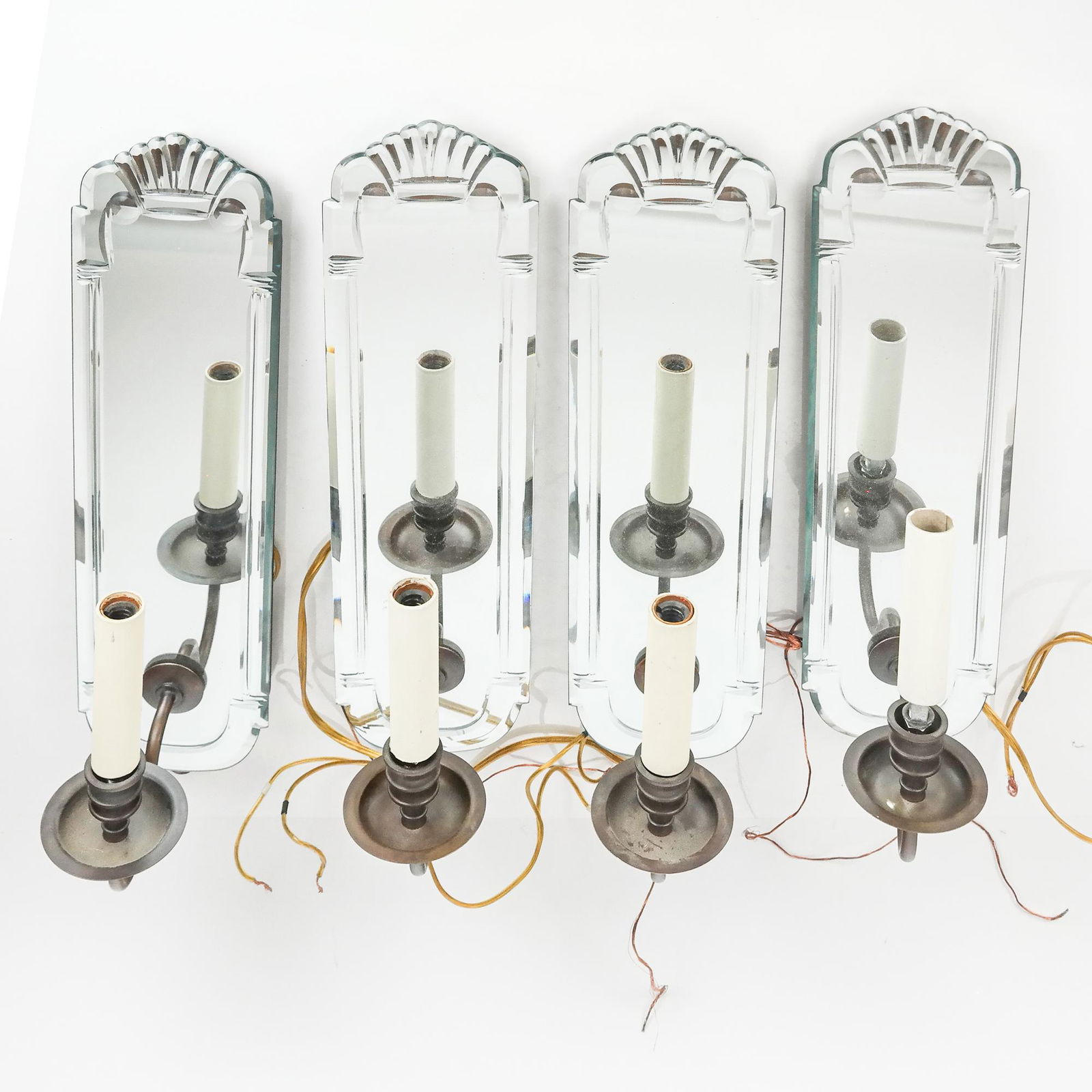 Set of Four Mirrored Sconces (1 of 18)