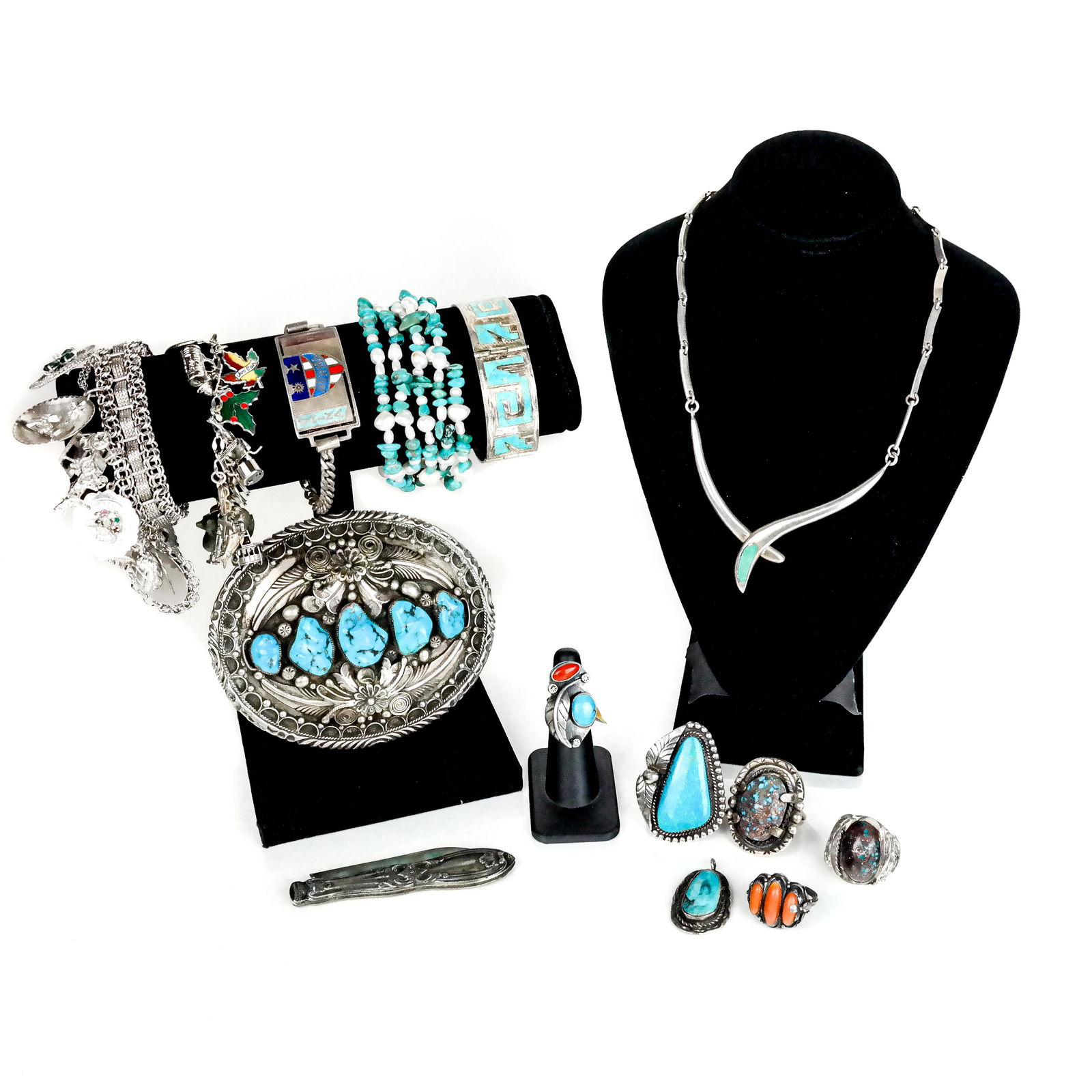 Large Group Assorted Sterling Articles & Jewelry (1 of 20)