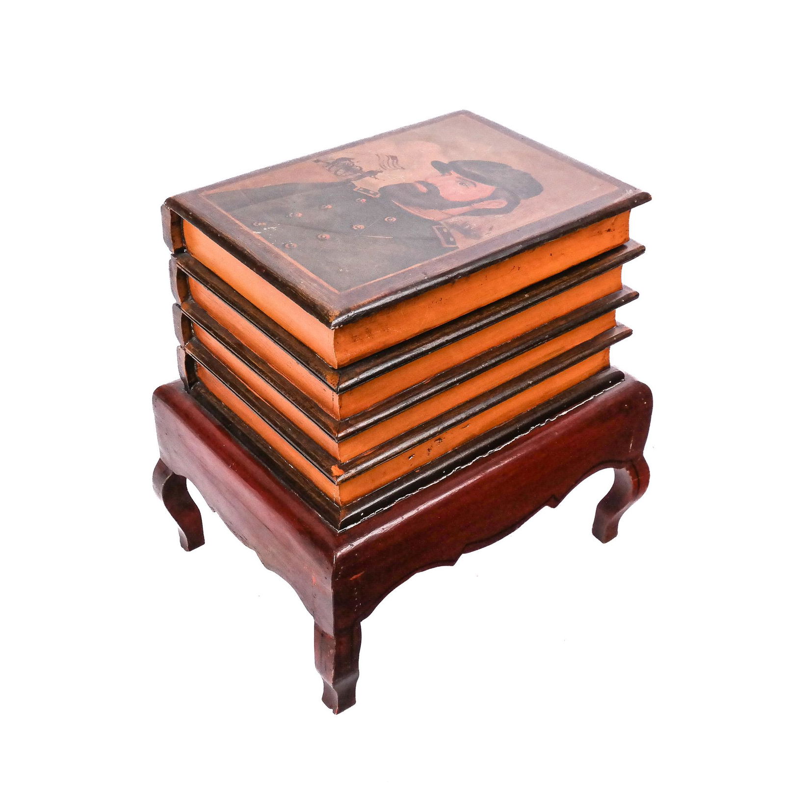 Whimsical Trompe L'Oeil Storage Table (1 of 10)