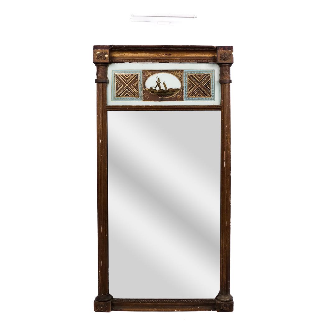 American Classical Giltwood & Eglomise Mirror (1 of 9)