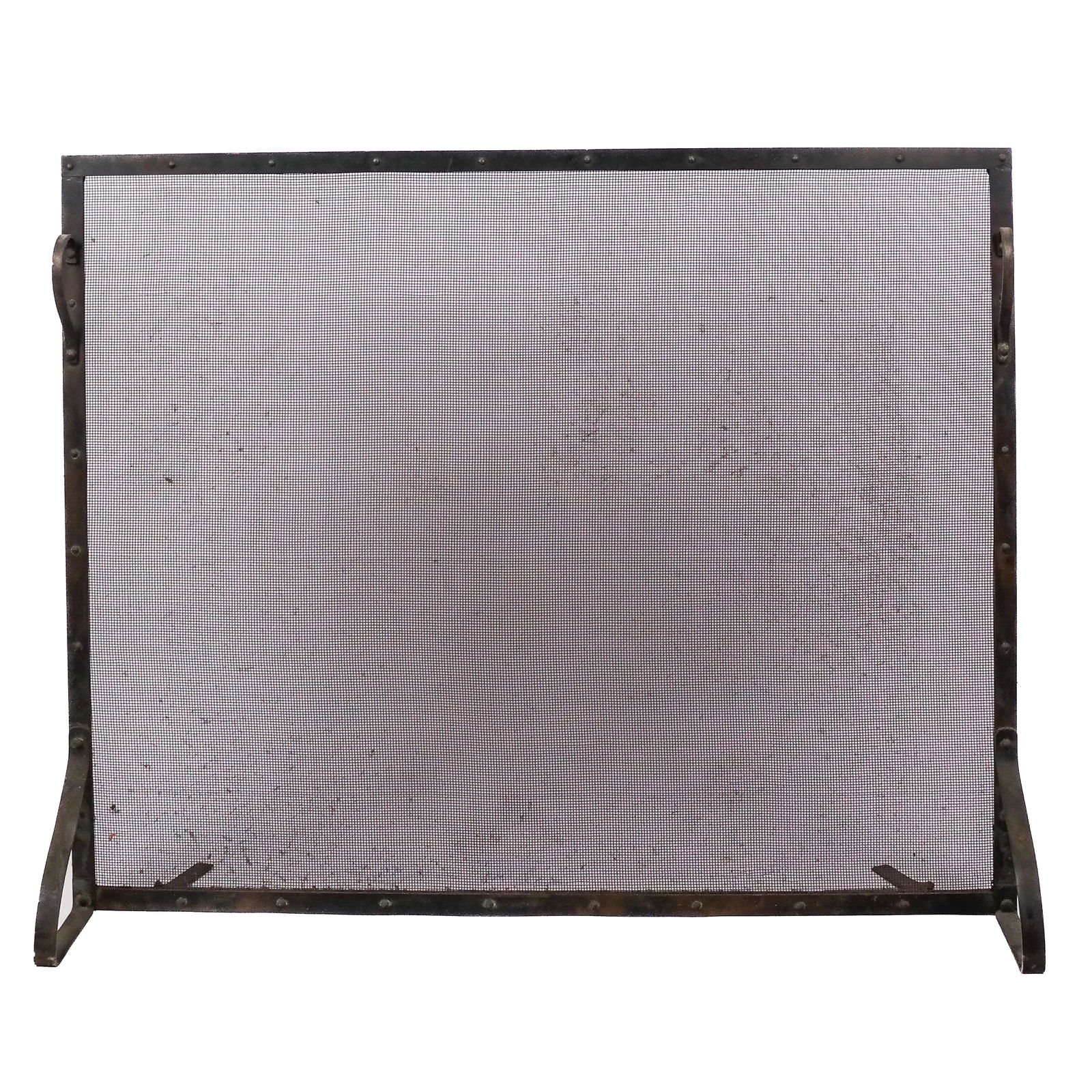 Large Wrought Iron Fireplace Screen (1 of 7)