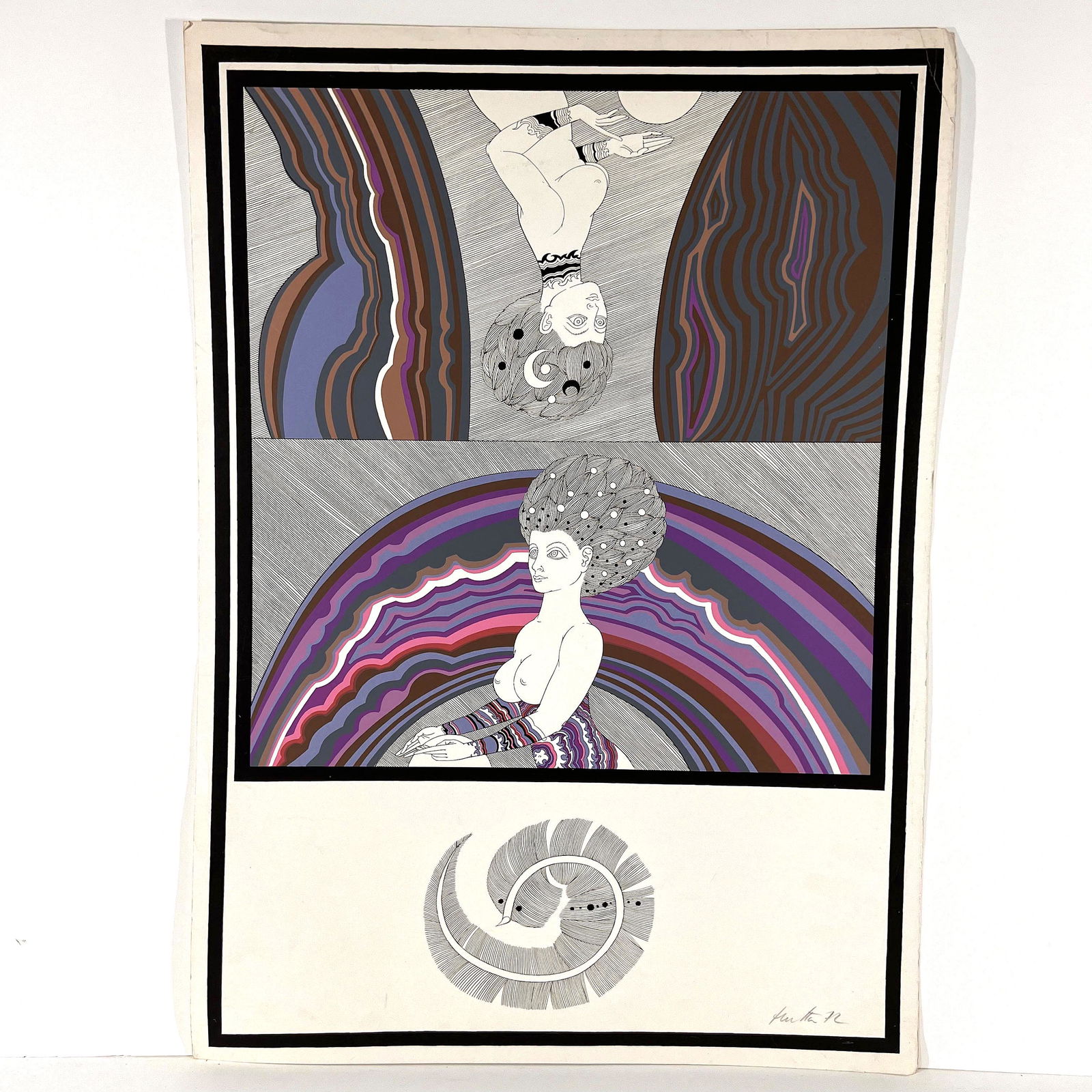 Wolfgang HUTTER: "The Record Girls" - Screenprint (1 of 7)