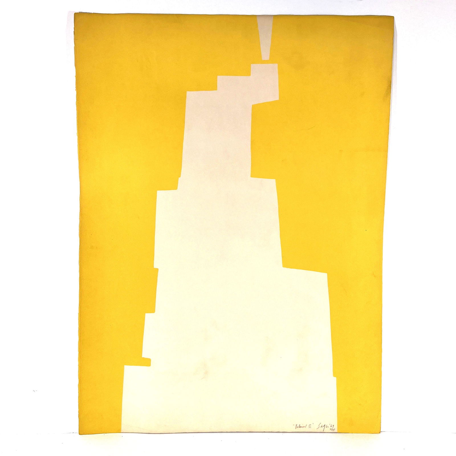 Abstract Color Field "Batiment III" - Lithograph (1 of 8)