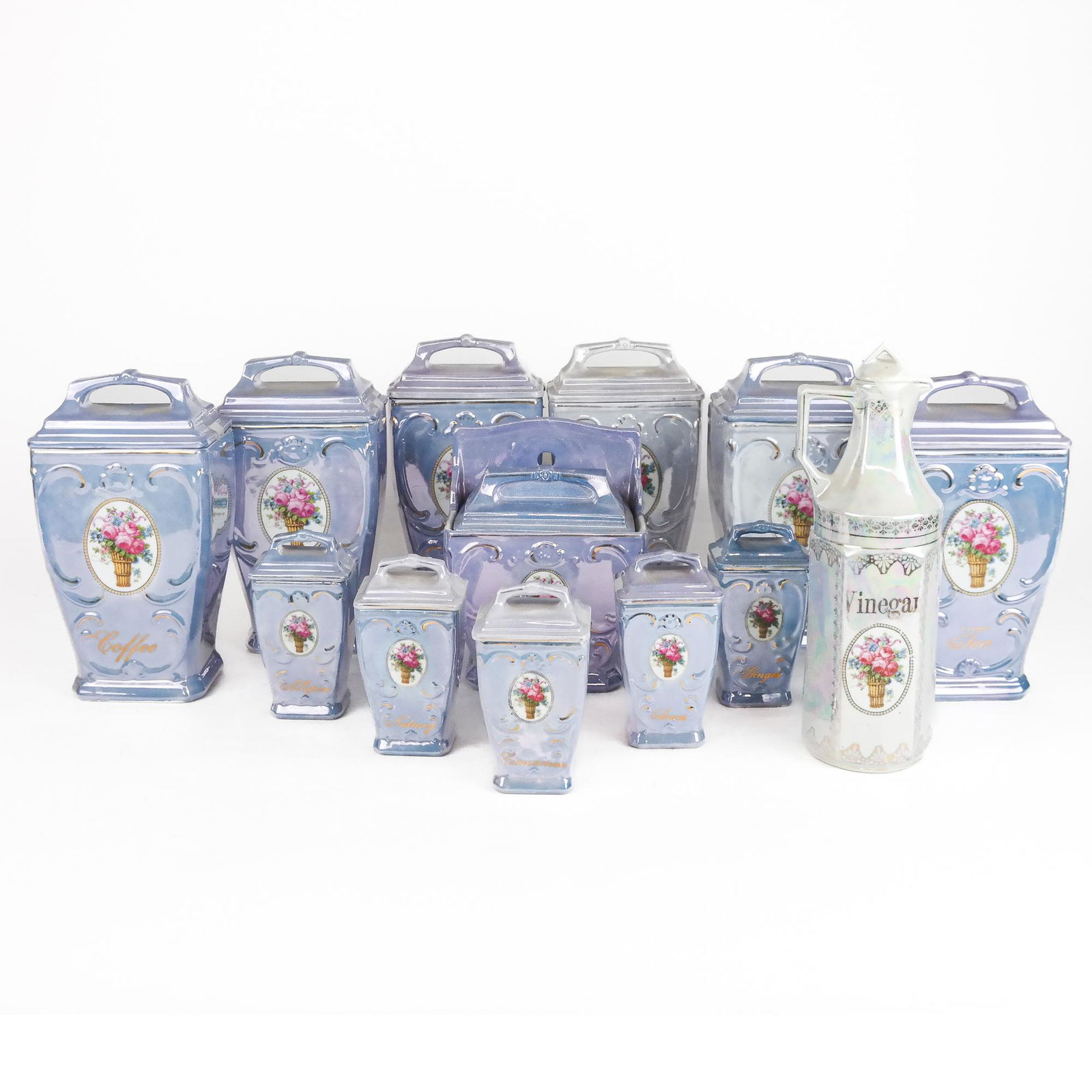 13-Piece German Luster Storage Set (1 of 19)